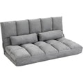 Divano letto Divano Letto Moderno 2 in 1 con Cuscini 130x73x60 cm Grigio Chiaro
